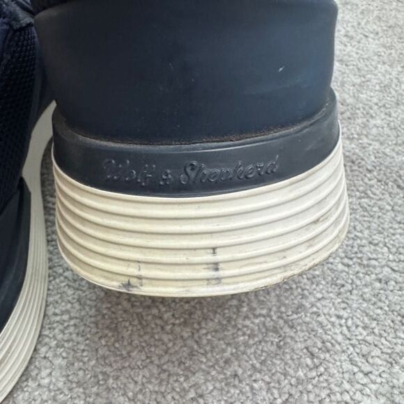 Wolf & Sheperd Crossover Longwing Suede Sneaker Shoes Mens 14M Navy Blue Casual - Picture 12 of 16